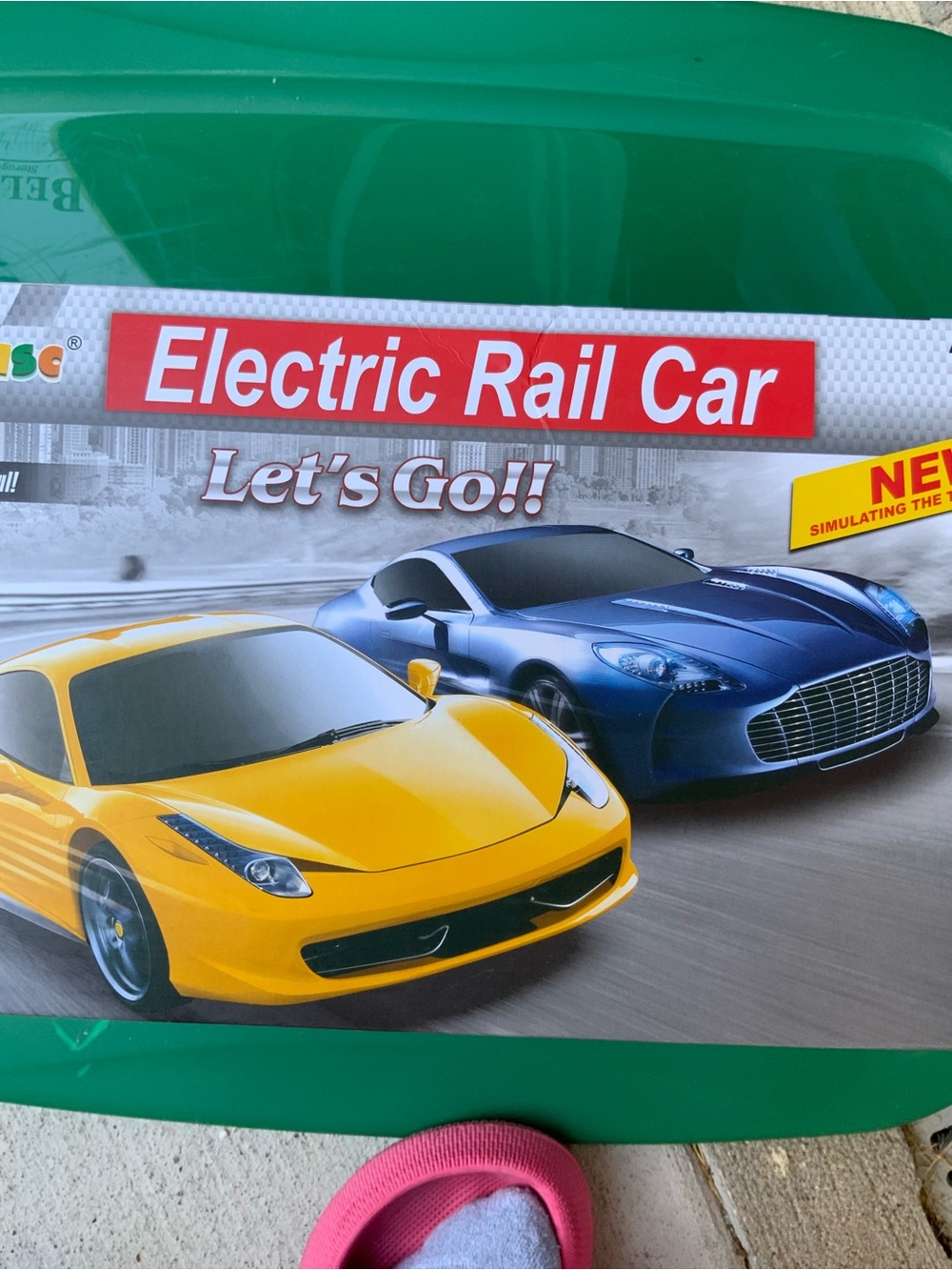 Electric Rail Car RC Set